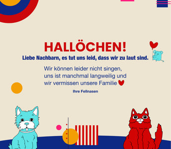 Schade, dass wir laut sind - Poster