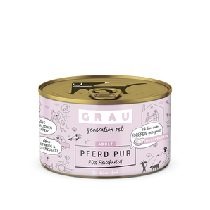 Grau Hund Adult Pferd pur