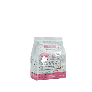 Grau KITTEN Geflügel mit Superfoods