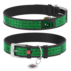 Halsbänder Collar WAUDOG "Joker" mit QR-Pass Schwarz