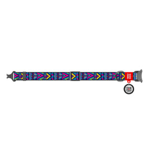 Halsbänder Collar Nylon WAUDOG "Indie" mit QR-Pass