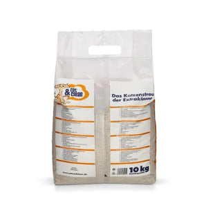 Katzenstreu Cat & Clean Brilliant Plus mit Babypuderduft und Silikat