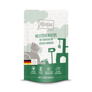 MjAMjAM Quetschies leckere deliziöses Rentier mit Hühnchen an leckeren Möhrchen