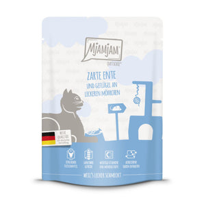 MjAMjAM Quetschies leckere zarte Ente & Geflügel an leckeren Möhrchen
