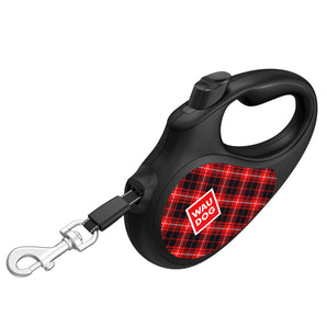 Rollleine Collar WAUDOG R-leash "Plaid"