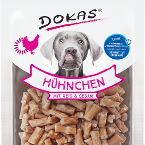 DOKAS Snack Hund Hühnchen mit Reis & Sesam