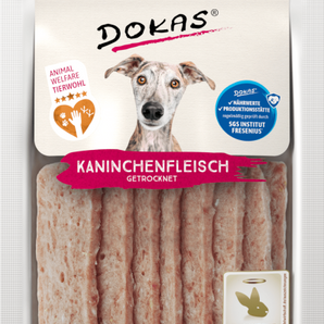 DOKAS Snack Hund Kaninchenfleisch getrocknet
