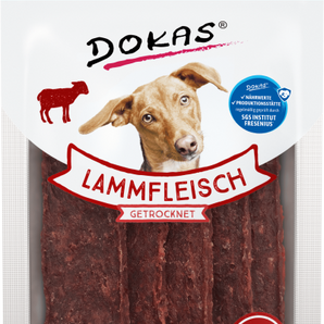 DOKAS Snack Hund Lammfleisch getrocknet