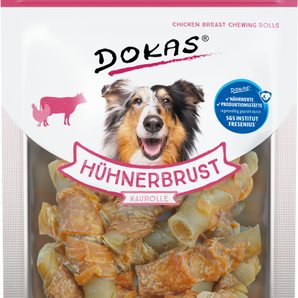 DOKAS Snack Hund Hühnerbrust Kaurolle