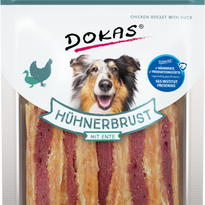 DOKAS Snack Hund Hühnerbrust mit Ente
