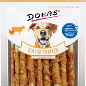 DOKAS Snack Hund Kaustange mit Hühnerbrust