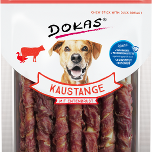 DOKAS Snack Hund Kaustange mit Entenbrust