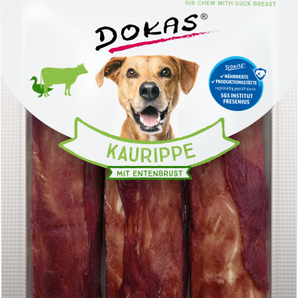 DOKAS Snack Hund Kaurippe mit Entenbrust