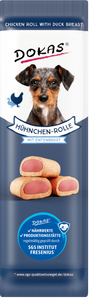DOKAS Snack Hund Hühnchen-Rolle mit Ente