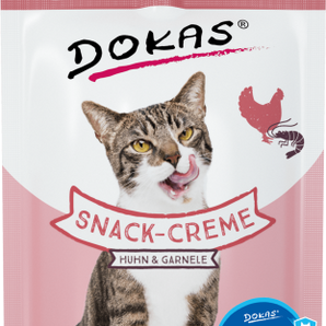 DOKAS Snack Katze Snack-Creme Huhn & Garnele