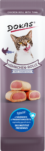 DOKAS Snack Katze Hühnchen-Rolle mit Thunfisch