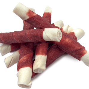 DOKAS Snack Hund Kaurolle mit Rindfleisch