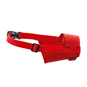 Hundemaulkorb Collar "Dog Extreme" Nylon Verstellbar Rot