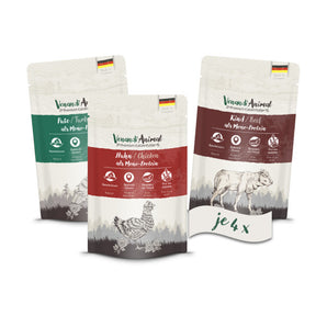 Venandi Animal Probierpaket I Huhn,Pute,RInd