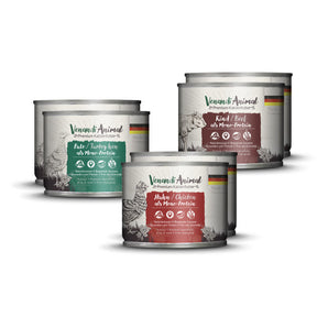 Venandi Animal Probierpakett I Huhn, Pute, Rind
