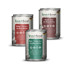 Venandi Animal Probierpakett I Huhn, Pute, Rind