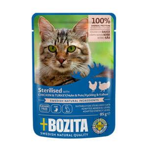Bozita Sterilised mit Huhn & Pute in Soße