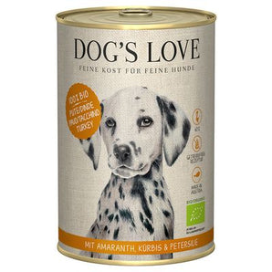 Dog's Love BIO PUTE mit Amaranth, Kürbis & Petersilie