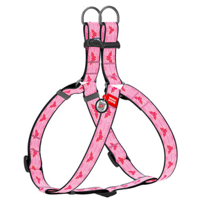 Hundegeschirr Collar WAUDOG Nylon "Wonder Wooman 1" mit QR-Pass