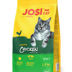 JosiCat Crunchy Chicken/Streunerkatzen. Das gewählte Produkt ist nur für Streunerkatzen Hilfe verfügbar.