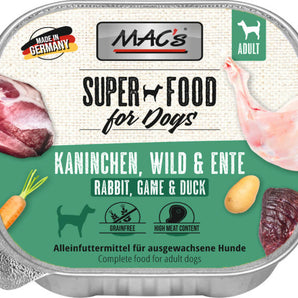 Mac´s Dog Schalen Kaninchen+Wild+Ente
