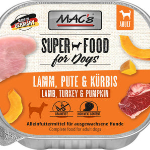 Mac´s Dog Schalen Lamm+Pute+Kürbis