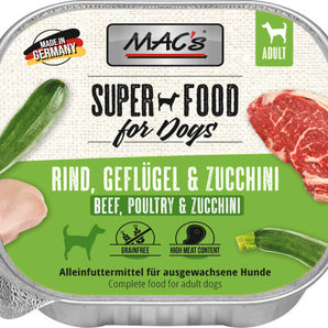 Mac´s Dog Schalen Rind+Geflügel+Zuccini