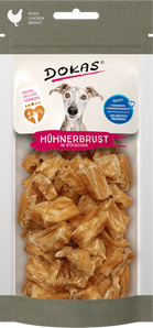 DOKAS Snack Hund Hühnerbrust in Stücken - Tierwohl Haltung