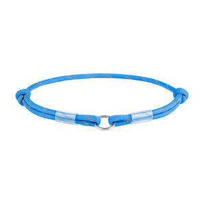 Smart ID Tieranhänger Collar WAUDOG Paracord-Halsband Blau
