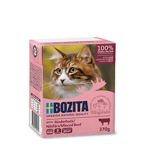 Bozita Tetra Häppchen mit Rinderhack in Gelee
