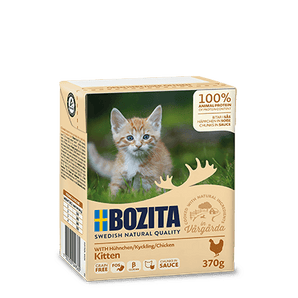 Bozita Tetra Häppchen mit Hühnchen für Kitten in Soße