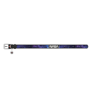 Halsbänder Collar WAUDOG "NASA21" mit QR-Pass Schwarz