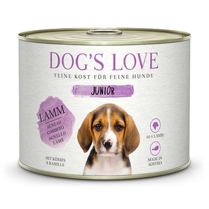 Dog's Love JUNIOR LAMM mit Kürbis & Kamille