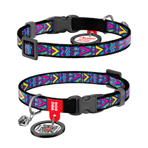 Katzenhalsband Collar Nylon WAUDOG "Indie" mit QR-Pass