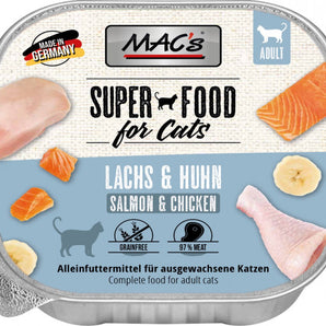 Mac´s Cat Schalen Lachs+Hühnchen