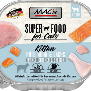 Mac´s Cat Schalen Kitten Pute+Huhn+Lachs