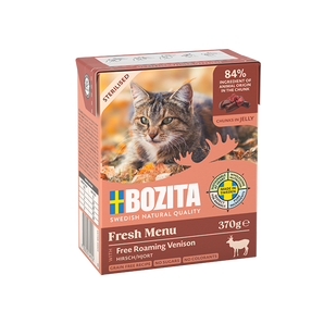 Bozita Tetra Sterilised Häppchen mit Hirsch in Gelee