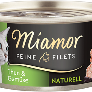 Miamor Feine Filets Naturelle Thunfisch+Gemüse