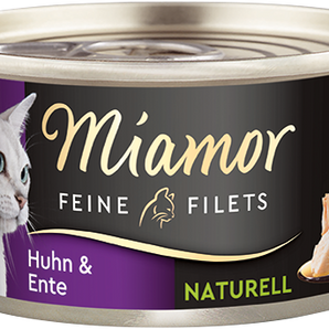 Miamor Feine Filets Naturelle Huhn+Ente