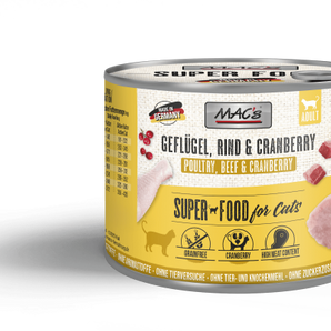 Mac’s Cat Dosen Geflügel, Rind & Cranberry