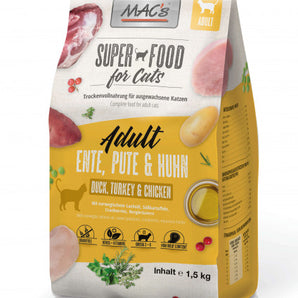 Mac`s Cat Trockenfutter Adult Ente & Pute & Huhn