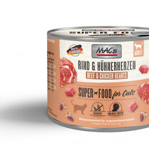 Mac’s Cat Dosen Rind+Hühnerherzen