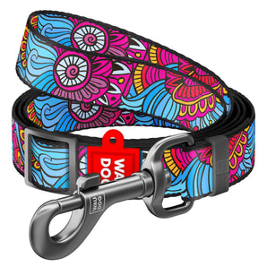 Hundeleine Collar WAUDOG Nylon "Summer" verstellbar, 152-183 cm