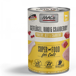 Mac’s Cat Dosen Geflügel, Rind & Cranberry