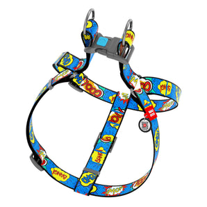 Hundegeschirr Collar WAUDOG Nylon "WOW" mit QR-Pass